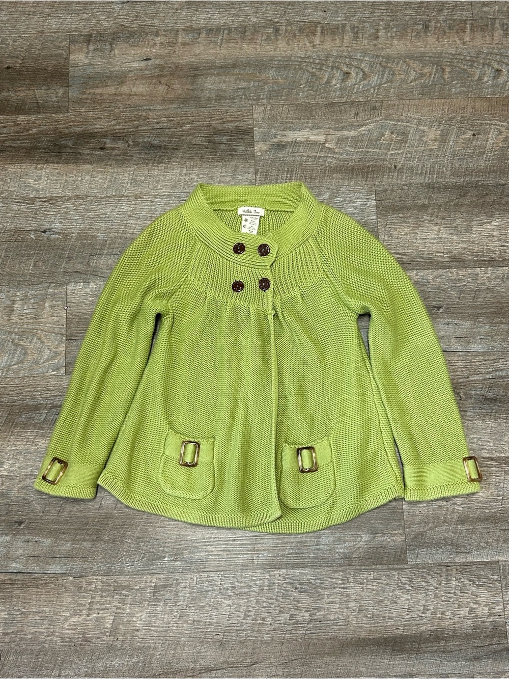 Matilda Jane Light Green Knit Cardigan~Size 8